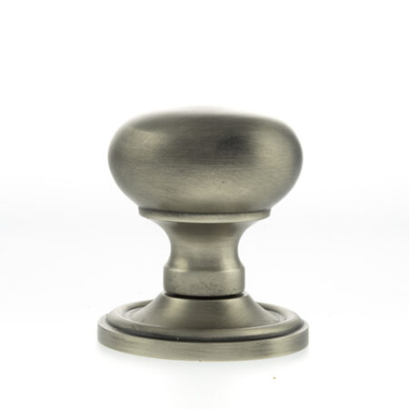 Atlantic Matt Gun Metal Old English Harrogate Solid Brass Mushroom Mortice Knob on Concealed Fix Rose - (OE58MMKMBN) - Image 2