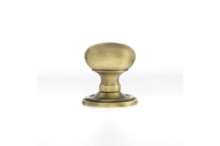 Atlantic Matt Antique Brass Old English Harrogate Solid Brass Mushroom Mortice Knob on Concealed Fix Rose - (OE58MMKMAB) - Image 2