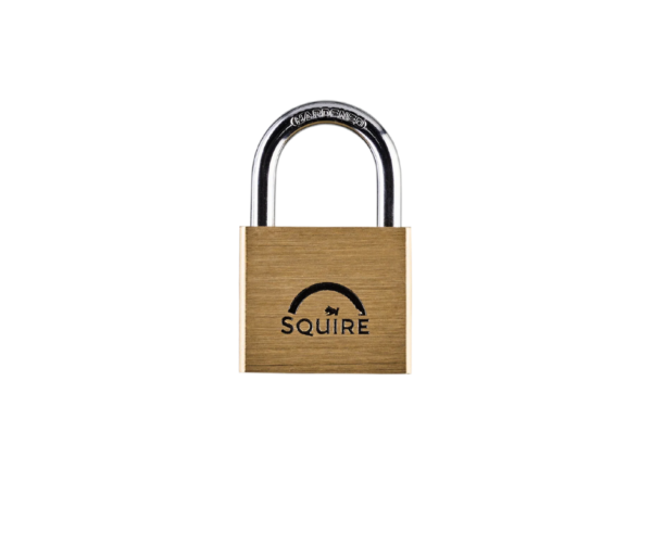 Squire LN4 Lion Premium Solid Brass 5 pin Shackle Double Locking Padlock