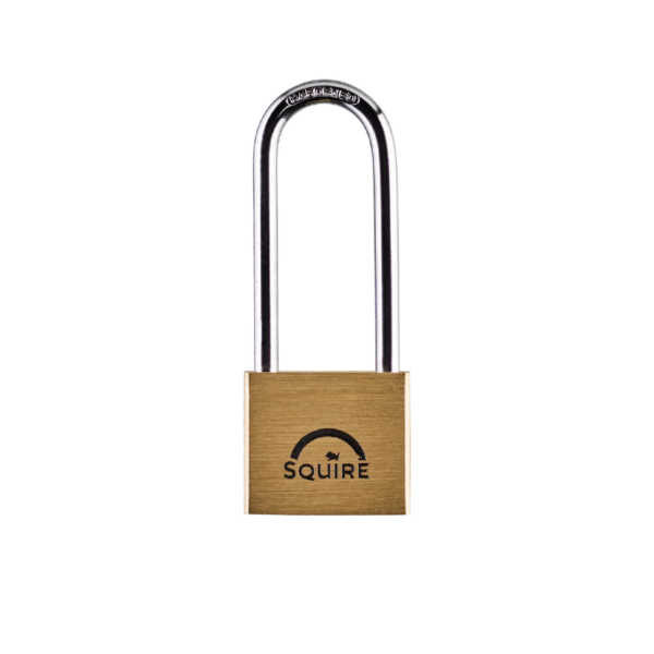 Squire LN4/2.5 Lion Premium Solid Brass 5 pin Long Shackle Double Locking Padlock