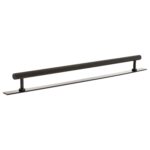 Urban Dark Bronze Millhouse Brass Paddington Spiral T-Bar Cabinet Pull Handle on Backplate 320mm - (MHCSB17320UDB)