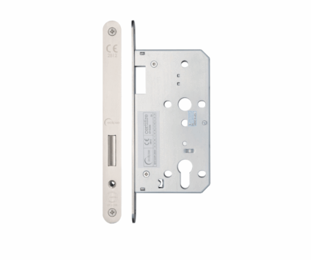 Din Euro Deadlock Radius 60mm | Door Lock Mechanism - High Security, Mortice Lock, CE/UKCA Certified (71422)