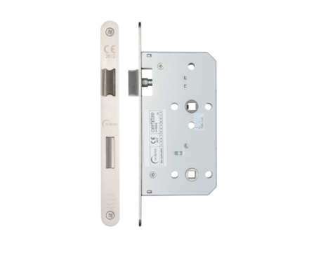 Din Bathroom Lock Radius 60mm | Door Lock Mechanism - High Security, Mortice Lock, CE/UKCA Certified (71423)