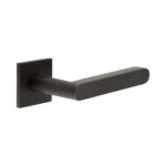 CR-101 Dark Bronze Unsprung Square Rose Door Handle