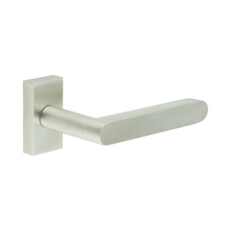 CR-101 Satin Stainless Steel Multi Point Rectangular Rose Door Handle