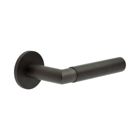 CR-102 Dark Bronze Sprung Round Rose Door Handle