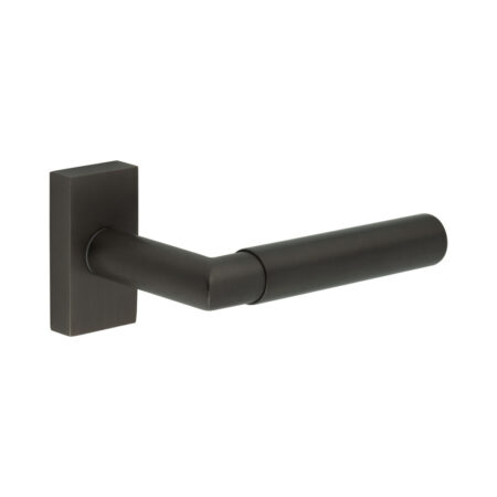 CR-102 Dark Bronze Multi Point Rectangular Rose Door Handle