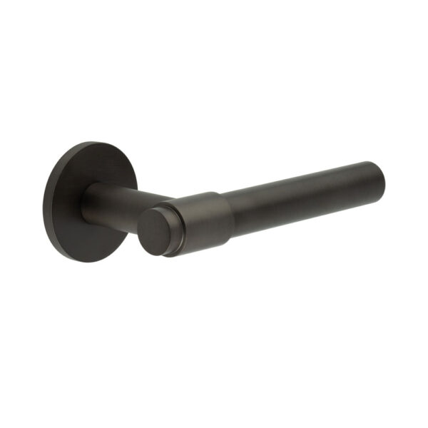 CR-103 Dark Bronze Sprung Round Rose Door Handle