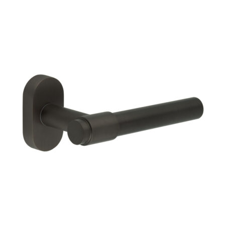 CR-103 Dark Bronze Multi Point Oval Rose Door Handle