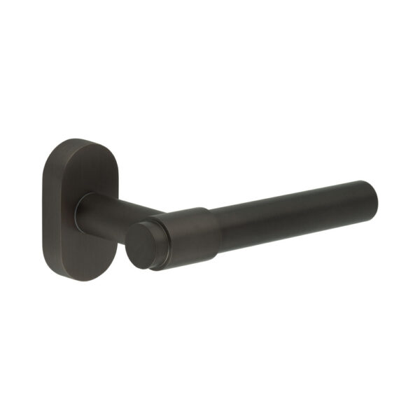 CR-103 Dark Bronze Multi Point Oval Rose Door Handle