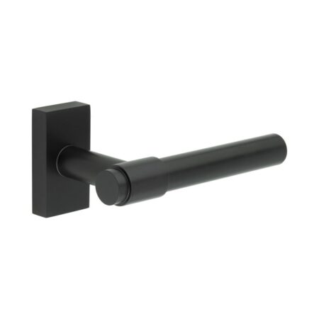 CR-103 Black Multi Point Rectangular Rose Door Handle