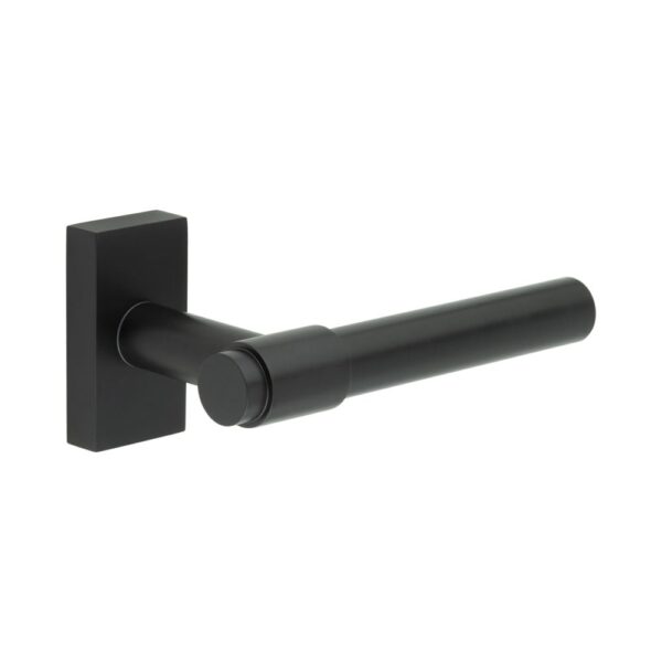 CR-103 Black Multi Point Rectangular Rose Door Handle