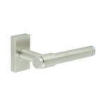CR-103 Satin Stainless Steel Multi Point Rectangular Rose Door Handle