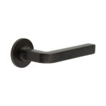 CR-104 Dark Bronze Unsprung Round Rose Door Handle