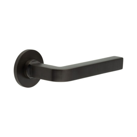 CR-104 Dark Bronze Unsprung Round Rose Door Handle
