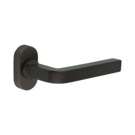 CR-104 Dark Bronze Multi Point Oval Rose Door Handle