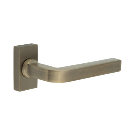 CR-104 Antique Brass Multi Point Rectangular Rose Door Handle