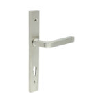 CR-104 Satin Stainless Steel Multi Point Backplate Door Handle