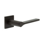 CR-105 Dark Bronze Unsprung Square Rose Door Handle