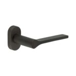 CR-105 Dark Bronze Multi Point Oval Rose Door Handle