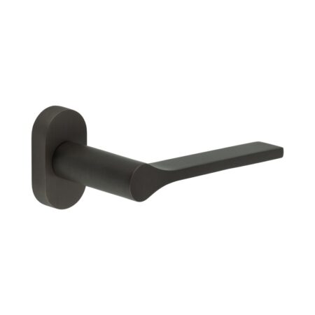 CR-105 Dark Bronze Multi Point Oval Rose Door Handle