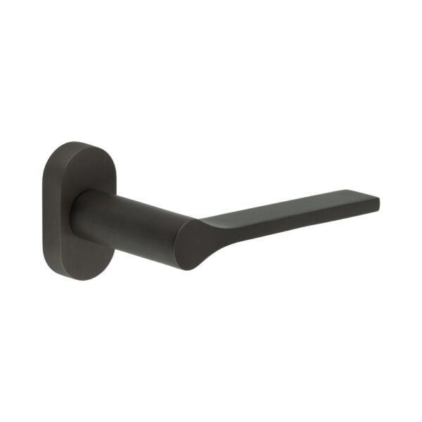CR-105 Dark Bronze Multi Point Oval Rose Door Handle