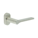 CR-105 Satin Stainless Steel Multi Point Oval Rose Door Handle