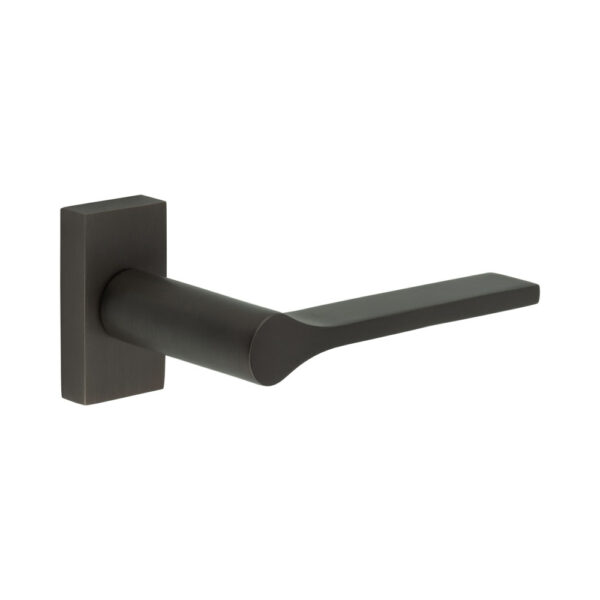 CR-105 Dark Bronze Multi Point Rectangular Rose Door Handle