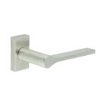 CR-105 Satin Stainless Steel Multi Point Rectangular Rose Door Handle