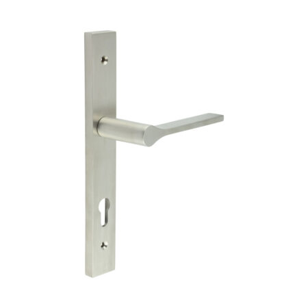 CR-105 Satin Stainless Steel Multi Point Backplate Door Handle