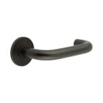 CR-106 Dark Bronze Fixed Dead Round Rose Door Handle