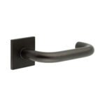 CR-106 Dark Bronze Unsprung Square Rose Door Handle