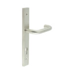 CR-106 Satin Stainless Steel Multi Point Backplate Door Handle