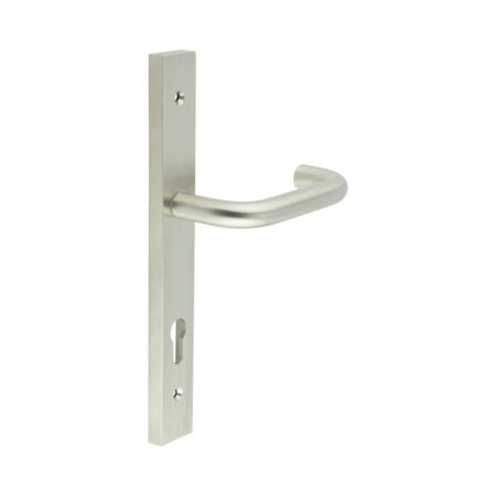 CR-106 Satin Stainless Steel Multi Point Backplate Door Handle