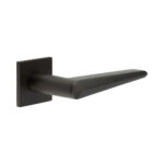 CR-107 Dark Bronze Unsprung Square Rose Door Handle