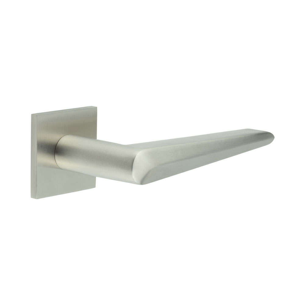 cr-107b2sss.jpg CR-107 Satin Stainless Steel Unsprung Square Rose Door Handle - Image 1