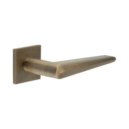 Frelan CR-107 Antique Brass Fixed Dead Square Rose Door Handle