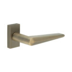 CR-107 Antique Brass Multi Point Rectangular Rose Door Handle