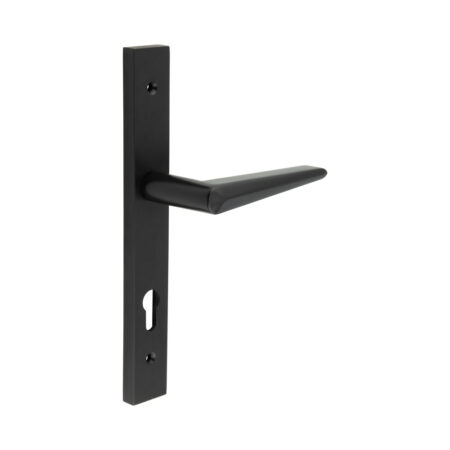 CR-107 Black Multi Point Backplate Door Handle