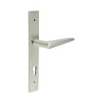 CR-107 Satin Stainless Steel Multi Point Backplate Door Handle