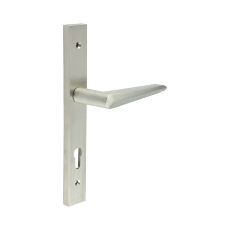 CR-107 Satin Stainless Steel Multi Point Backplate Door Handle