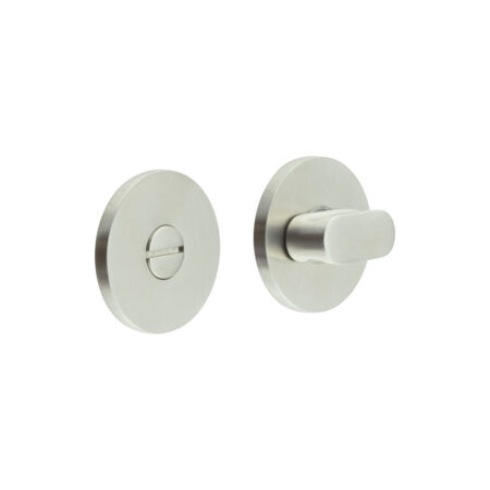 CR-801 Satin Stainless Steel Thumb Turn & Lock Round Rose