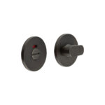 CR-801 Dark Bronze Thumb Turn & Lock Round Rose w/ Indicator