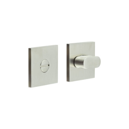 CR-801 Satin Stainless Steel Thumb Turn & Lock Square Rose