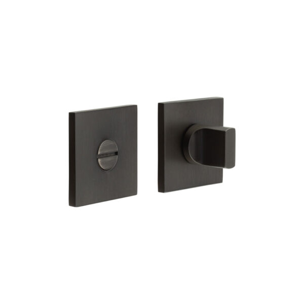 CR-802 Dark Bronze Thumb Turn & Lock Square Rose