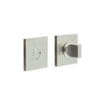 CR-802 Satin Stainless Steel Thumb Turn & Lock Square Rose