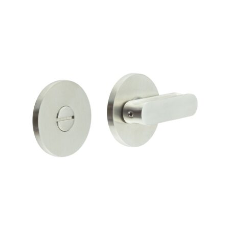 CR-803 Satin Stainless Steel Thumb Turn & Lock Round Rose