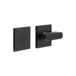 CR-803 Black Thumb Turn & Lock Square Rose