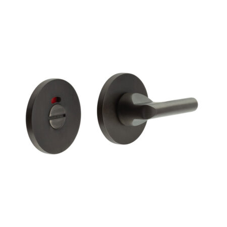 CR-804 Dark Bronze Thumb Turn & Lock Round Rose w/ Indicator
