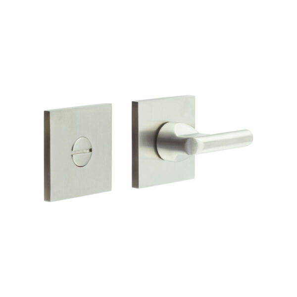 CR-804 Satin Stainless Steel Thumb Turn & Lock Square Rose